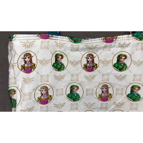 Nintendo The Legend of Zelda Link Handmade Reversible Tote Bag - Picture 10 of 16